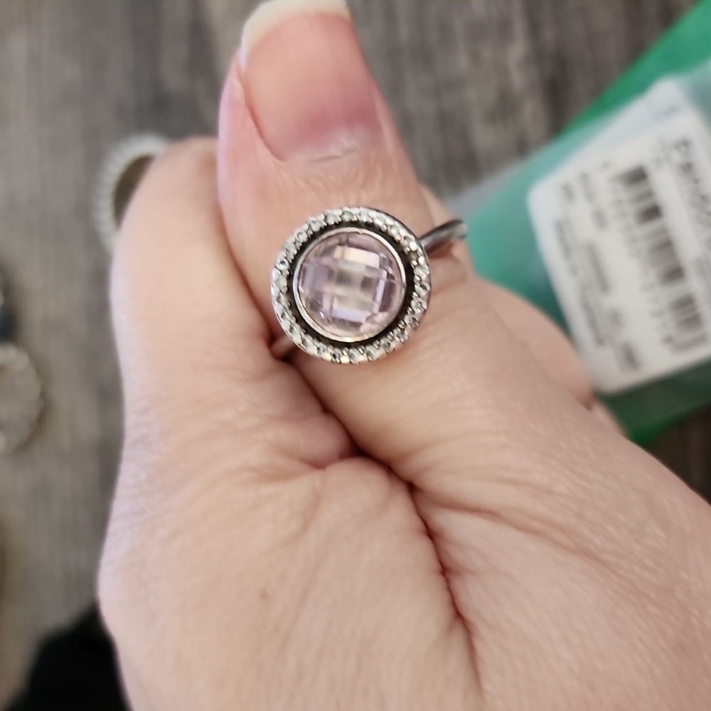Pandora Brilliant Legacy Pink size 60 (9 US)